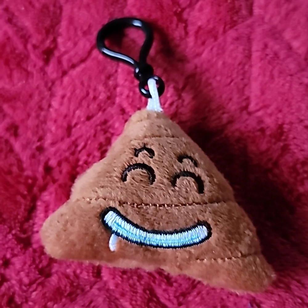 Poop Emoji Keychain - Picture 1 of 3